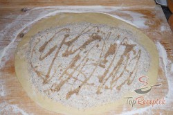Recept elkészítése Diós és mákos kalács kelt tésztából, lépés 16