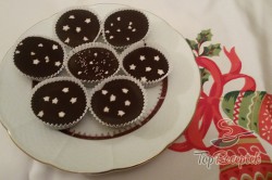 Recept elkészítése Karamelles-csokoládés karácsonyi kísértés, lépés 13