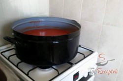 Recept elkészítése Fantasztikusan finom házi ketchup, lépés 4