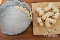 Recept elkészítése Banános-kakaós torta egyszerűen, gyorsan, lépés 2